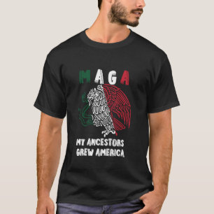 MAGA - Mexikaner gehen nirgendwo hin Lateinischer T-Shirt