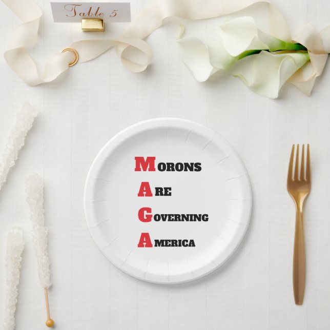 MAGA-Papierplatte Pappteller (Hochzeit)