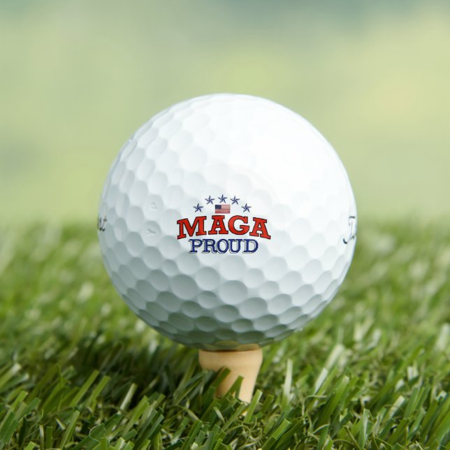 MAGA Proud Golfball (Insitu T-Shirt)