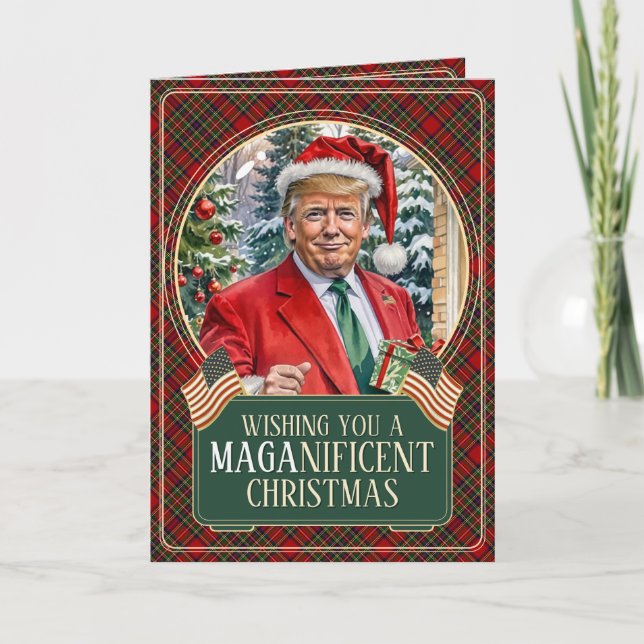 MAGA Santa Trump MAGAprächtige Weihnachten geklapp (Vorderseite)