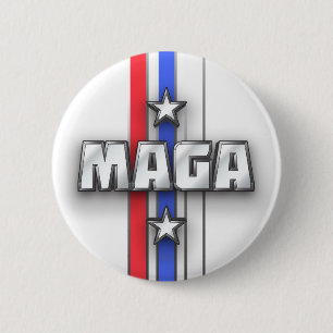 MAGA Stars Streifen machen Amerika wieder großarti Button