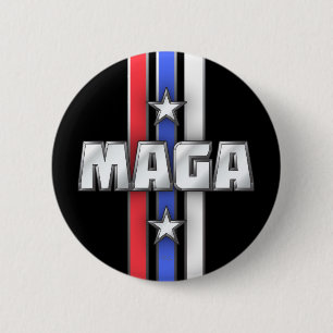 MAGA-Sterne und -Streifen machen Amerika wieder gr Button