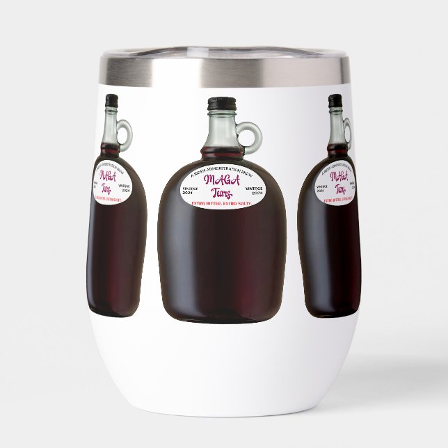 MAGA TEARS WEINGLASS (Rückseite)