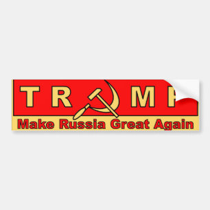 MAGA Trump Russland Wahlen in der Ukraine  Autoaufkleber