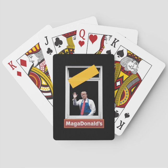 MAGADonald's Trump 2024 Spielkarten (Rückseite)
