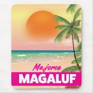Magaluf Mallorca Strand Reiseplakat Mousepad