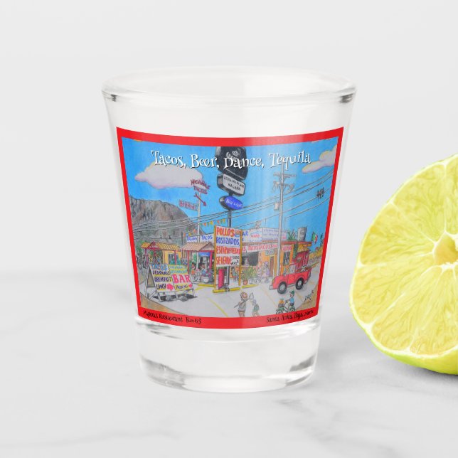 Magana-Shot-Glas Schnapsglas (Vorderseite)