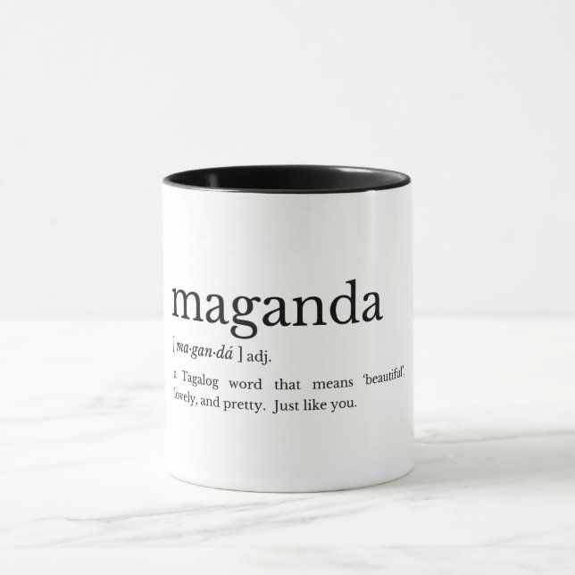 Maganda Filipino Mug Filipina Cadeau Philippines (Centre)