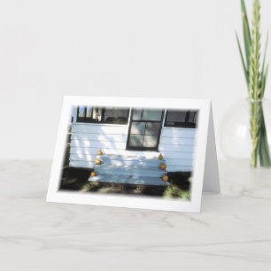 Magasin agricole avec carte de voeux vierge Citrou