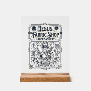 Magasin de tissus Jésus Mercerie Magasin de tissus
