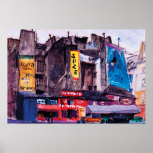 Magasins de Paris en 1930 Poster