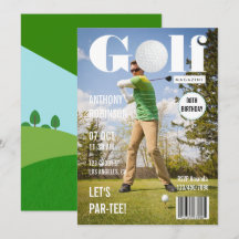Magazine Celebrity Golf Birthday Party Foto