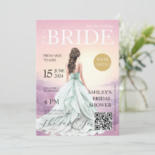 Magazine Cover Bridal Dusche Einladung