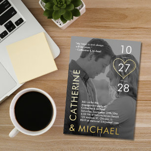 Magazine Cover Dark Foto Modernes Minimalistisch Folieneinladung