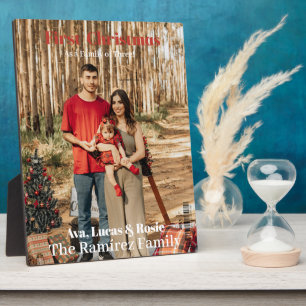 Magazine Cover First Christmas als eine wachsende  Fotoplatte