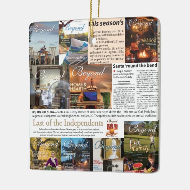 Magazine zur Verzierung von Mais Keramikornament (Links)