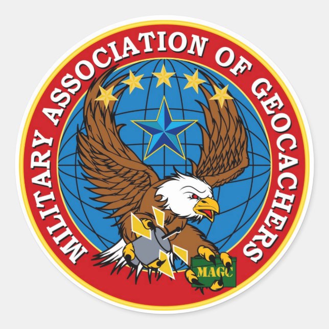 MAGC Screenshot Runder Aufkleber (Vorderseite)