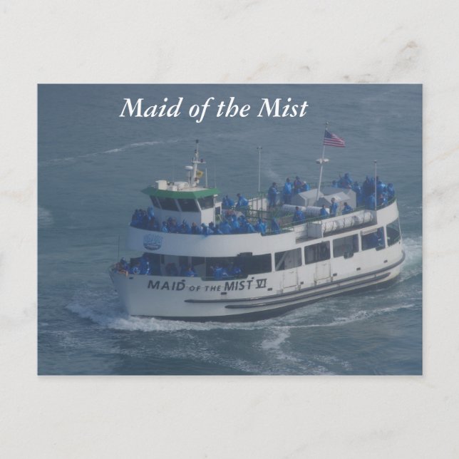 Magd des Nebels auf dem Fluss Niagara . Postkarte (Vorderseite)