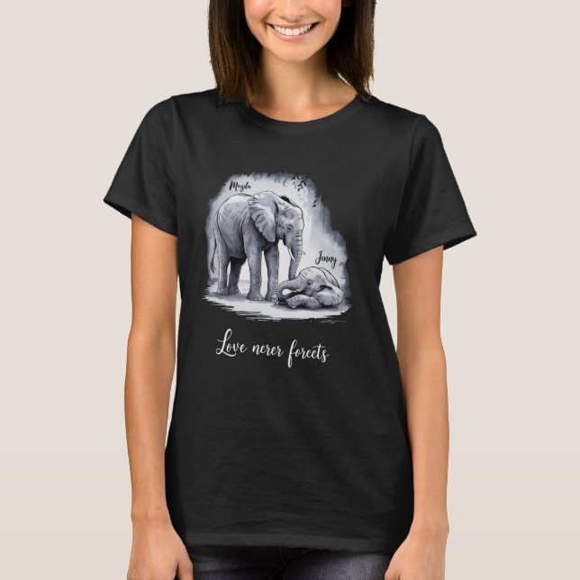 Magda & Jenny Elephant Memorial T-Shirt u2013 Love (Vorderseite)