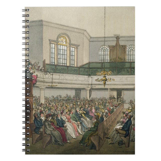 Magdalen Kapelle, von 'Ackermanns Microkosmos von Notizblock (Vorderseite)