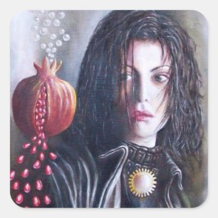 MAGDALENE QUADRATISCHER AUFKLEBER