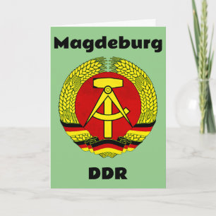 Magdeburg, DDR, Magdeburg, Deutschland (Ossi) Karte