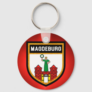 Magdeburg Flag Schlüsselanhänger