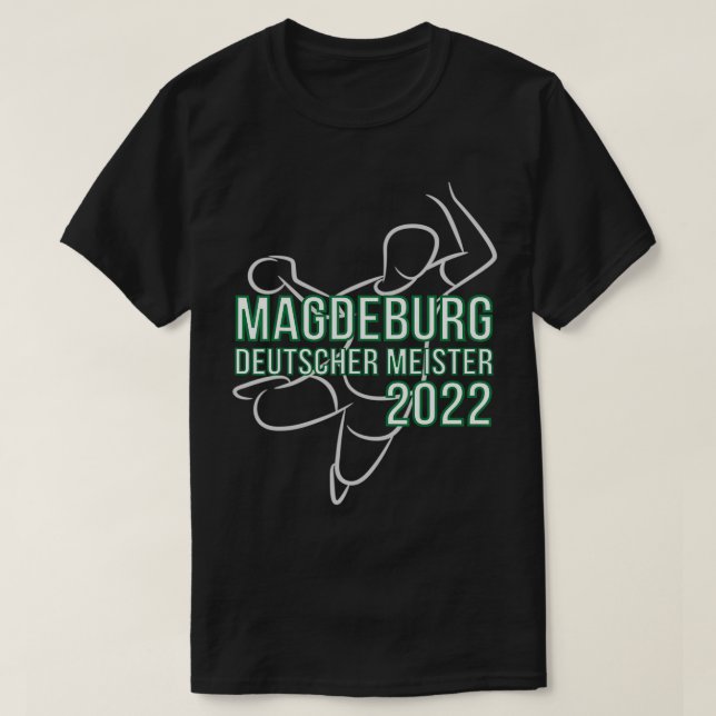 Magdeburg Handball Fan Jersey German Champion 2022 T-Shirt (Design vorne)
