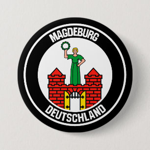 Magdeburger RundEmblem Button