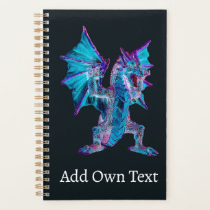 Mage de combat Dragon d'Infer de Feu Bleu Fantasti