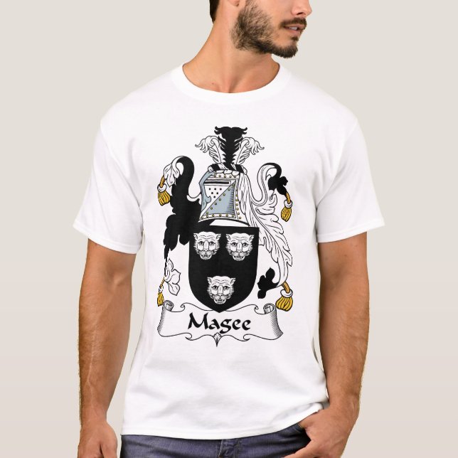 Magee Familienwappen T-Shirt (Vorderseite)