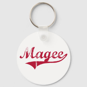 Magee Mississippi klassischer Entwurf Schlüsselanhänger
