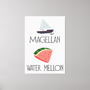 Magellan Wassermelone Leinwanddruck