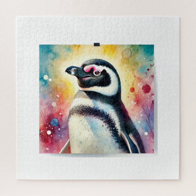 Magellanic Penguin 190724AREF124 - Watercolor (Vertikal)