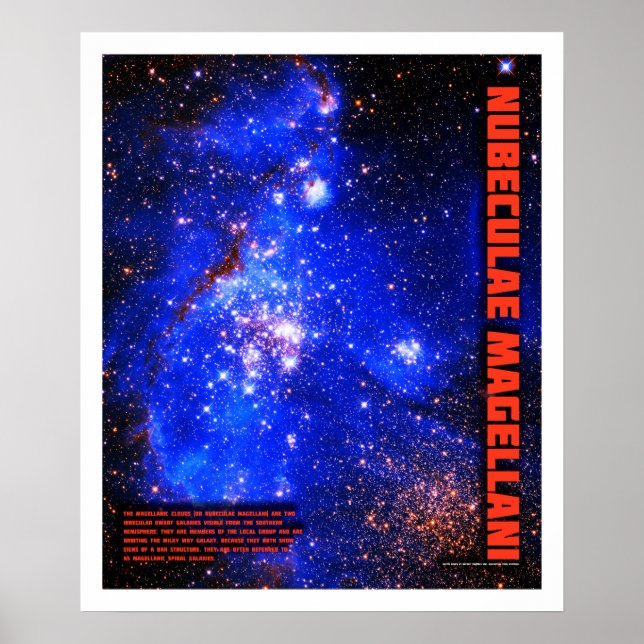 Magellanische Wolken Poster (Vorne)