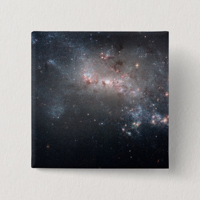 Magellanischer Zwerg, unregelmäßige Galaxie NGC 44 Button (Vorderseite)