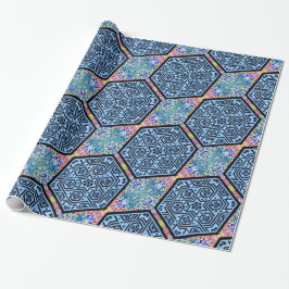 Magen David geometrisch Geschenkpapier