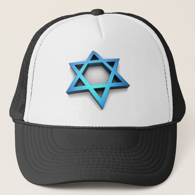 Magen David Truckerkappe (Vorderseite)