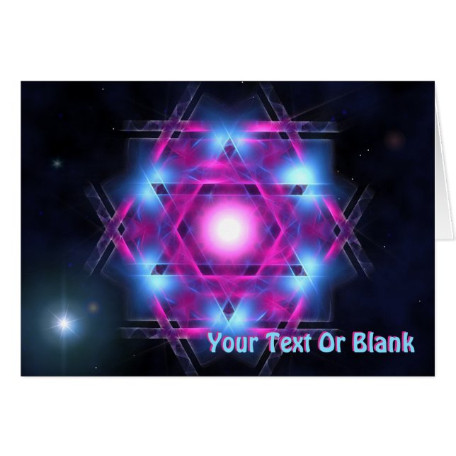 Magen Heh fractal (Devant horizontal)