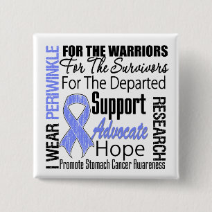 Magen-Krebs trage ich Singrün-Band TRIBUT Button