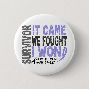 Magen-Krebs-Überlebender, den es wir kam, kämpfte Button