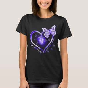 Magenkrebs-Kreuz-Geschenk Krieger T-Shirt