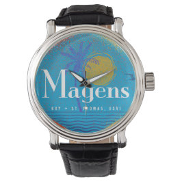 Magens Bay Mid Century Retro USVI St. Thomas Armbanduhr