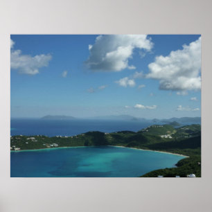 Magens Bay, St. Thomas Schöne Insel Szene Poster