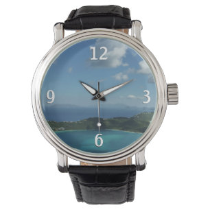 Magens Bay, St. Thomas Schöne Inselszene Armbanduhr