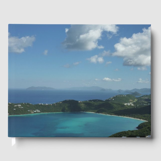 Magens Bay, St. Thomas Schöne Inselszene Gästebuch (Vorderseite)