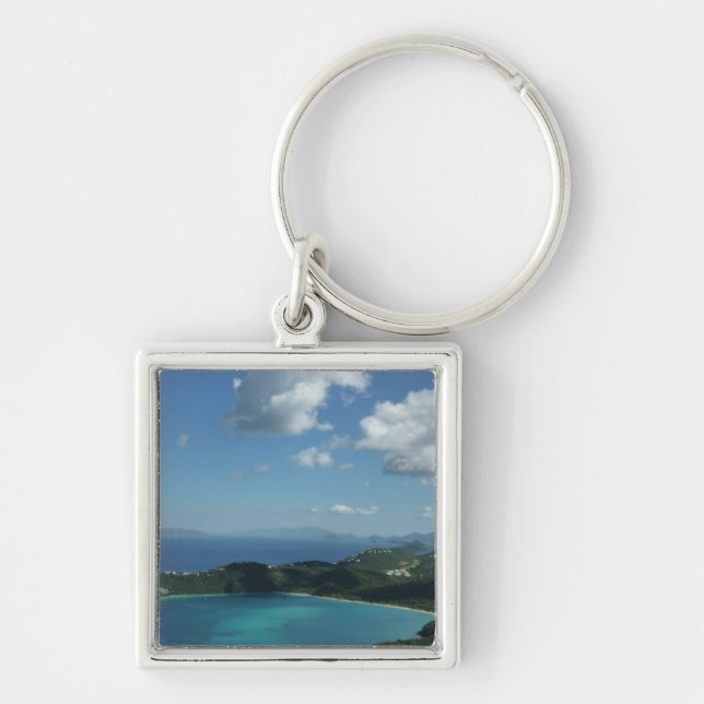 Magens Bay, St. Thomas Schöne Inselszene Schlüsselanhänger (Vorne)