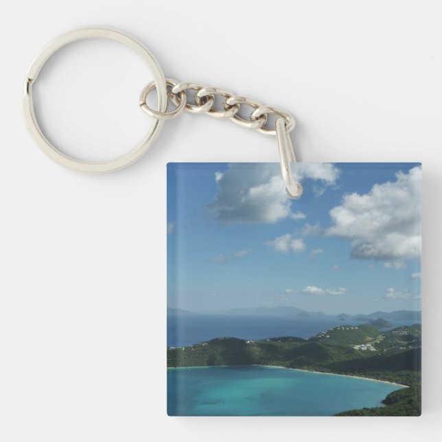Magens Bay, St. Thomas Schöne Inselszene Schlüsselanhänger (Vorderseite)