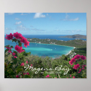 Magens Bay St. Thomas USVI Tropischer Strand Foto Poster