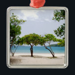 Magens Bay, USVI Ornament Aus Metall<br><div class="desc">Magens Bay,  US Virgin Islands Metal Ornament</div>